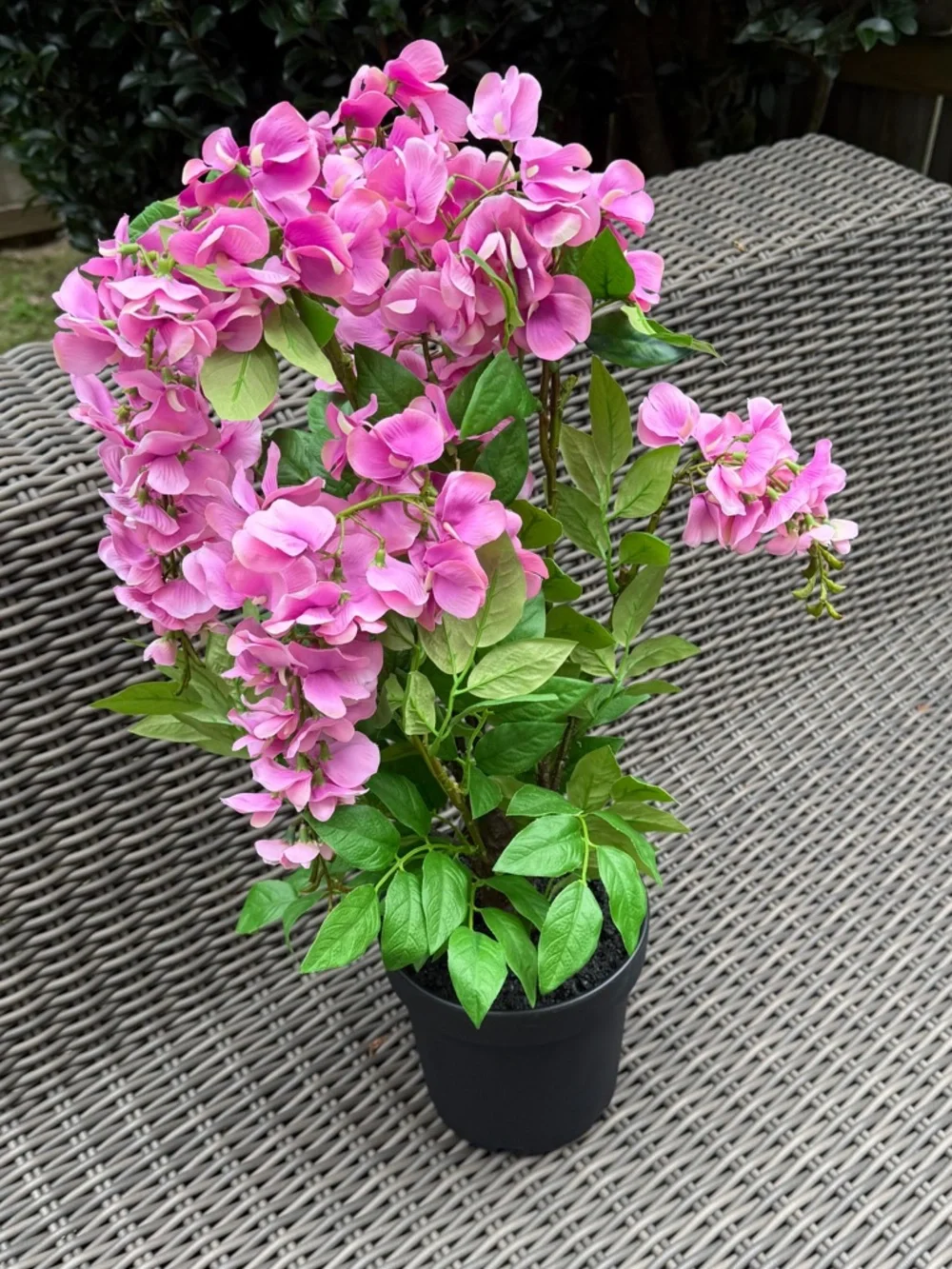Pink Artificial Hydrangea Potted Plant - NWT